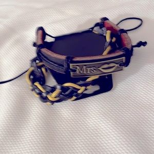 Leather rawhide bracelets